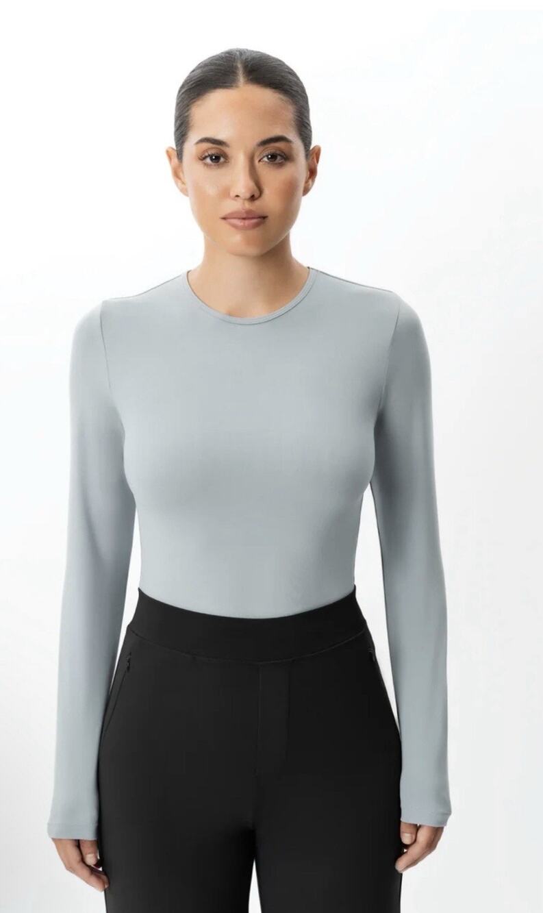 Ninepine Soft Ls T-Shirt Women’s XXL Dusty Blue